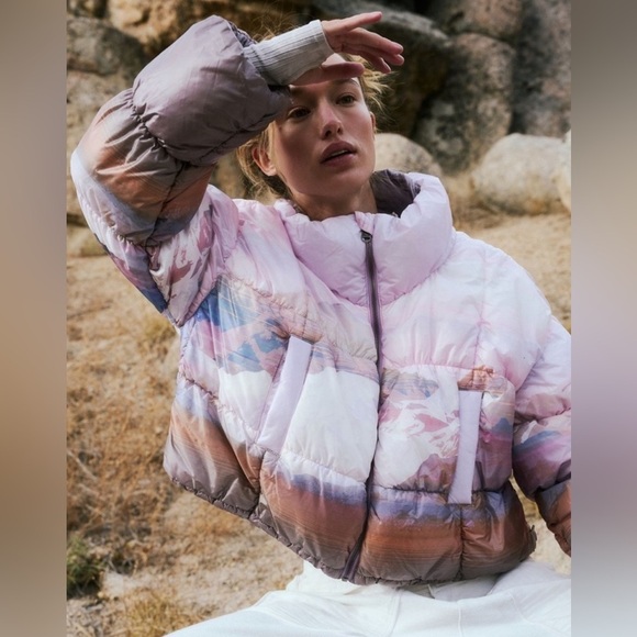 NWT Free People Movement In A Shine Bubble Coat Puffer Size Medium - Picture 4 of 13